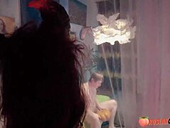 i fucked my roomie, spooky miss foxy elise, on halloween night with cumshot
