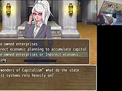 Naughty Library Fun In Knowledge Fever Hentai Quiz Game With Uncensored Sex Anal Blowjob Doggystyle Toys