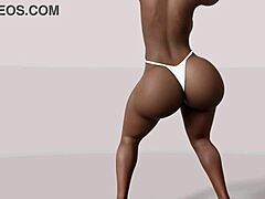 I love this huge booty black girl's shaking ass.