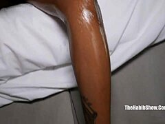 Darling Nicky Slobbers On Lucky Benji Bands' Cock In Ghetto Reality