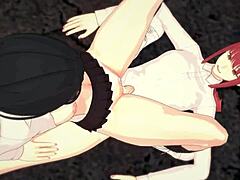 Kobeni penetrated by futa Makima