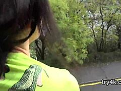 Lovesome teen 18+ licks cock in POV, then gets her spread pussy nailed.