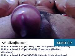 BLACK GAY MODEL SHOWS OFF HIS COCK INTENSELY