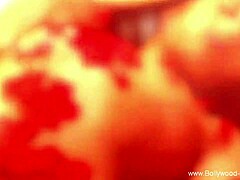 bollywood brunette babe dances in spotlight