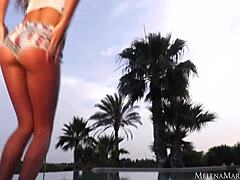 Babe Rides Dildo Deep While Sucking Cock And Toys Leading To Intense Orgasm And Cumshot