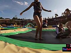 Asian Teen Amateur Enjoys Waterpark Fun and Hot Sex with Boyfriend