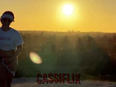 He caught mom noel masturbating and made her orgasm outdoors.