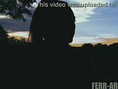 busty milf tries on sensual lingerie with thongs, panties, and big tits focus in cinema-style trailer