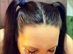 My Gorgeous Big Tits Fiance Deepthroats Sloppily With Natural Milf Passion.