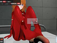 uncensored hentai asuka footjob asmr