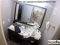 big tittied nicole aniston teases her ass and pussy intriguingly