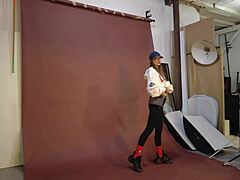 Hey, check Melena Maria Rya nude in backstage shooting vid! 😍