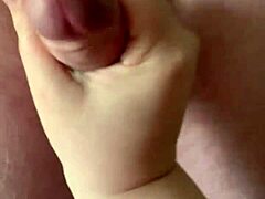 German Chubby Milf Handles His Cock in Anal Play