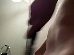 Girl spanks herself hard in part two