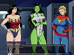 Hey Harley Quinn, show me that wild blowjob in Infinity Crisis Part 1!