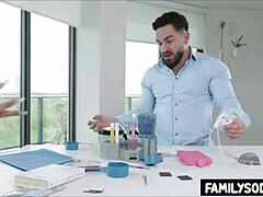 scientist stepsiblings get wild fucking in secret lab