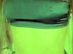 sexy teen girl dancing in her room alone