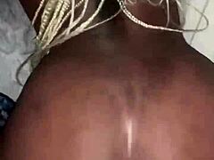 Small Ebony Teen Screams as Monster Cock Makes Her Cum Hard