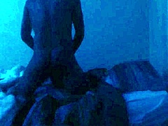 Slim white girl gets DOUBLE BLUNT BBC interracial action