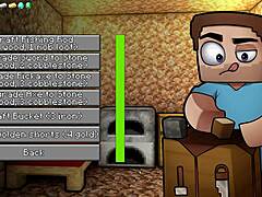 Equipping our girl with a golden bikini in Hornycraft