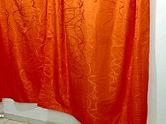 Watching my horny stepsister masturbate before work.