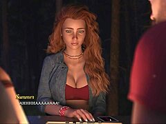 She flaunts her big tits and shaved pussy in close up