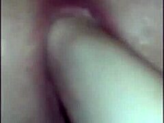 Short Intense Fisting Session with Hardcore Toy Action and Boobs Bouncing