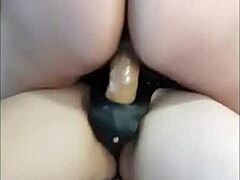 Abrilfox says, 'Samanta, fuck me deliciously with your strap-on!'