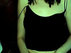 Sexy teen fucks and blows cum on nipples 💦