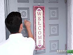 POV video of curvy teen Josie Tucker and Juan el caballo loco