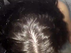 i'm watchin this hot latina milf bend over in lingerie, her pussy so wet