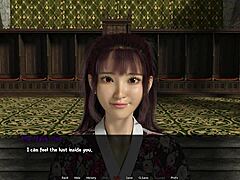 Forbidden dojo jerk off with small tits