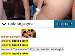 una perrita venezolana en grupo