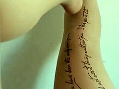 Teasing in Stockings, Chinese Beauty Shows Off Feet