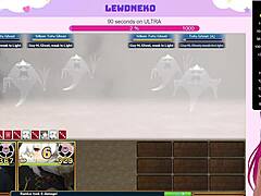 Vtuber Lewdneko Plays Evenicle Part 3 with Moaning Creampie