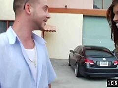 i feel emotional connection licking pussy and fucking bent over brunette