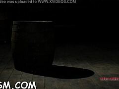 Hey, this brunette rides her huge dildo!