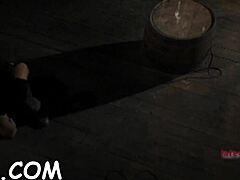 Hey, this brunette rides her huge dildo!