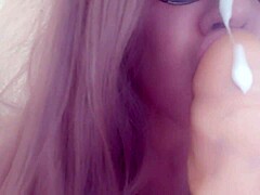 I Need To Get Aroused Watching This Homemade Garage Blowjob Before Cum Hits My Glasses