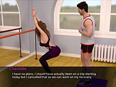 Getting steamy with a sexy redhead during an erotic gym session for ultimate pleasure