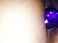 Playing With Sister's Ass, Purple Plug Inside