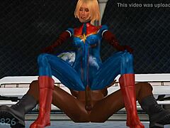 Captain Marvel's secret mission in The Klub 17 cartoon