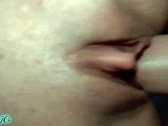 Fucking My Skinny Wife with a Messy Creampie