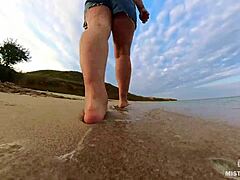 Follow my wrinkled barefoot footprints on the beach
