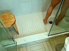 Jackie Ohh enjoys a refreshing shower session