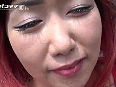 Reiko Ishii's Stunning Japanese Charm in Red Elegance Display.