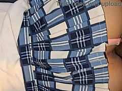 Student fucks her teacher hard in doggystyle! He bent her over!