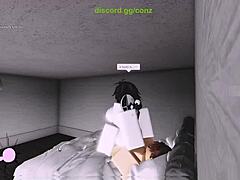 Virtual sex in a Roblox condo