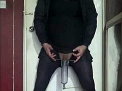 Feeling Shy Yet Excited in Homemade Bisexual Crossdressing Scene