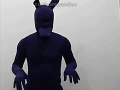 Zentai cosplay with human dog penis theme raises eyebrows in costume play